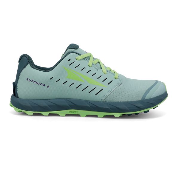 Chaussures De Trail Altra Superior 5 Vert Clair Femme | BLU-57295639