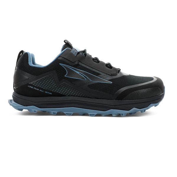 Chaussures De Trail Altra Lone Peak All-wthr Low Noir/Bleu Femme | YUT-46053441