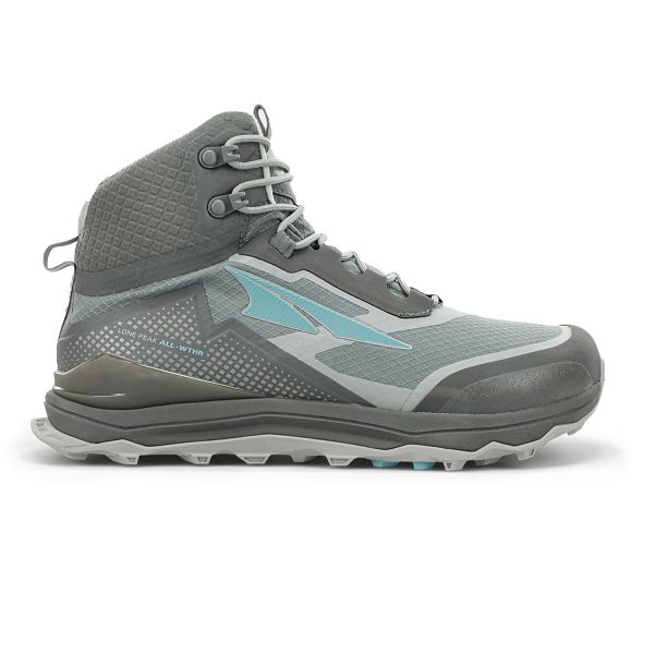 Chaussures De Trail Altra Lone Peak All-wthr Mid Gris Vert Femme | RCH-83704004