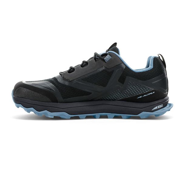 Chaussures De Trail Altra Lone Peak All-wthr Low Noir/Bleu Femme | YUT-46053441