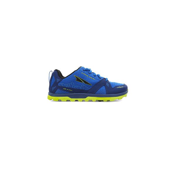 Chaussures De Trail Altra Youth Lone Peak Bleu/Lime Femme | CPU-79584136