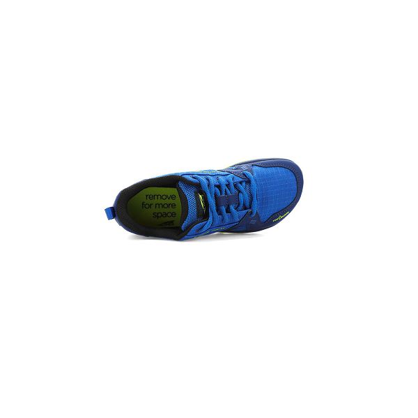 Chaussures De Trail Altra Youth Lone Peak Bleu/Lime Femme | CPU-79584136