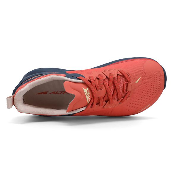 Chaussures De Trail Altra Olympus 4 Marine/Corail Femme | SIM-09420418