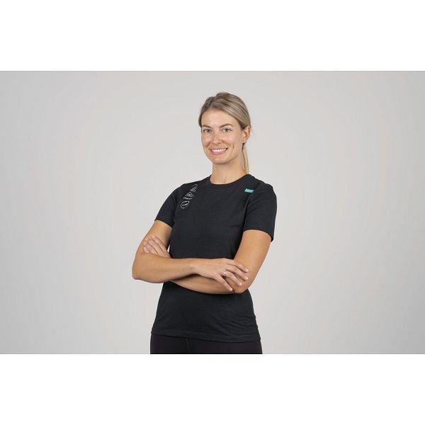 T-shirts Altra Legend Short Sleeve Le Noir Femme | EUL-58376400