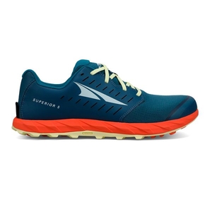 Chaussures De Trail Altra Superior 5 Bleu/Orange Homme | PVI-64587922