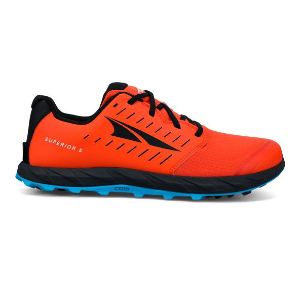 Chaussures De Trail Altra Superior 5 Orange/Noir Homme | SRR-76590873