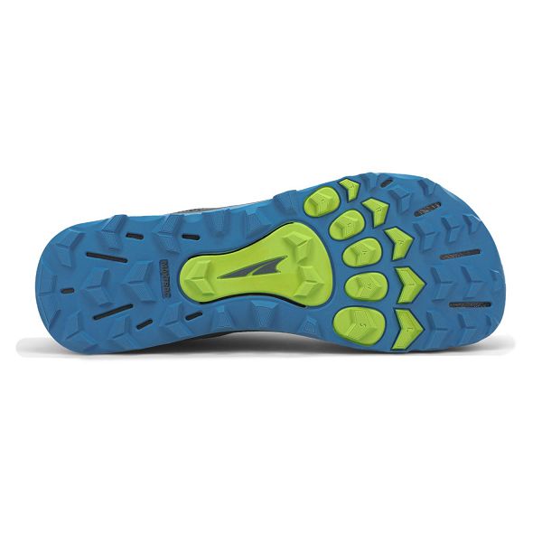 Chaussures De Trail Altra Lone Peak 5 Bleu/Lime Homme | GFL-40797487