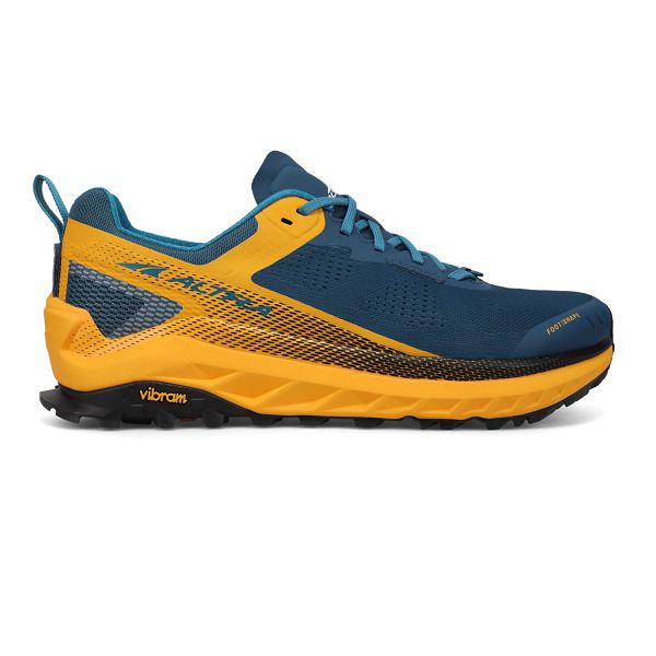 Chaussures De Trail Altra Olympus 4 Bleu Homme | XHR-12951210