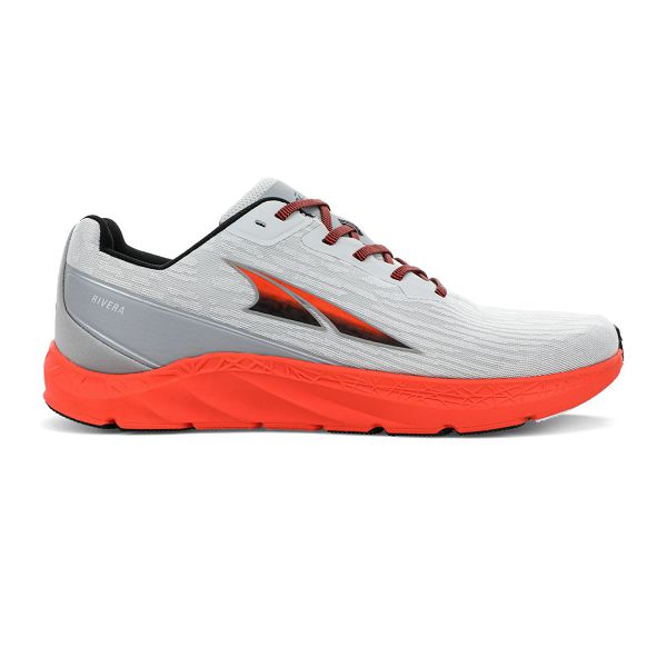 Chaussure Running Altra Rivera Gris/Orange Homme | MXS-81208904