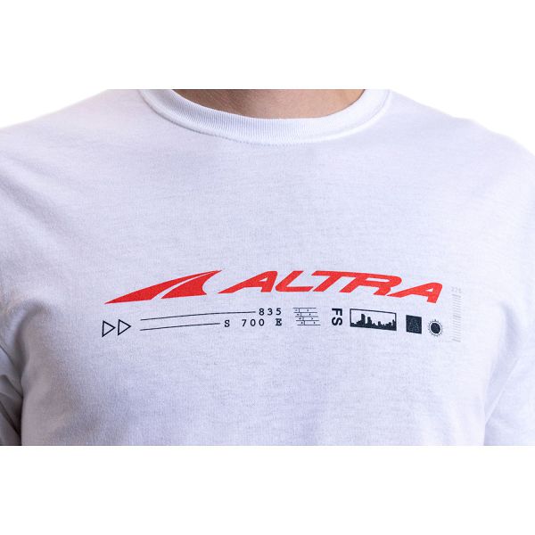 T-shirts Altra Classic Short Sleeve Blanc Rouge Homme | WGP-68241777